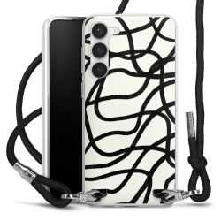 Carry Case Transparent Fabric black/silver