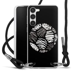 Carry Case Transparent Fabric black/silver