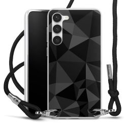 Carry Case Transparent Fabric black/silver