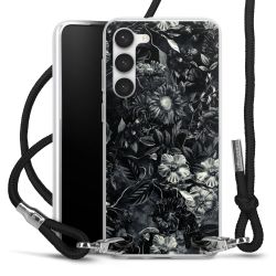 Carry Case Transparent Fabric black/silver