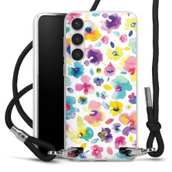 Carry Case Transparent Fabric black/silver