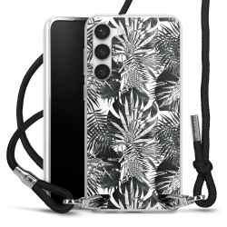 Carry Case Transparent Fabric black/silver