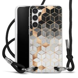 Carry Case Transparent Fabric black/silver