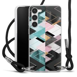 Carry Case Transparent Fabric black/silver