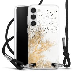 Carry Case Transparent Fabric black/silver