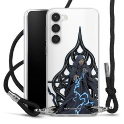 New Carry Case Transparent Stoff schwarz/silber