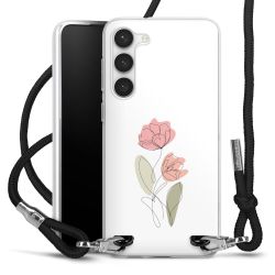 New Carry Case Transparent Stoff schwarz/silber