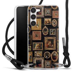 New Carry Case Transparent Stoff schwarz/silber