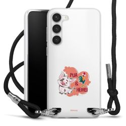 New Carry Case Transparent Stoff schwarz/silber