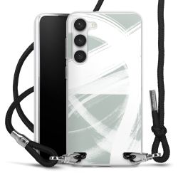 New Carry Case Transparent Stoff schwarz/silber