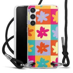 New Carry Case Transparent Stoff schwarz/silber