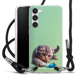 New Carry Case Transparent Stoff schwarz/silber