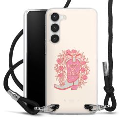 New Carry Case Transparent Stoff schwarz/silber