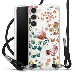 New Carry Case Transparent Stoff schwarz/silber