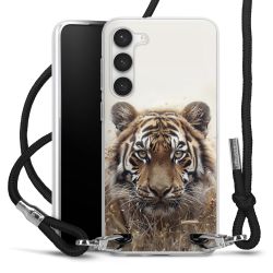 New Carry Case Transparent Stoff schwarz/silber