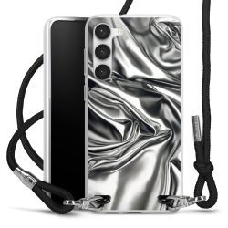 New Carry Case Transparent Stoff schwarz/silber