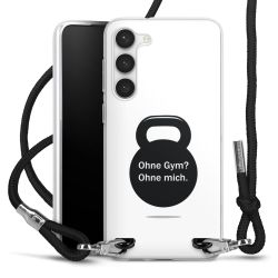 New Carry Case Transparent Stoff schwarz/silber