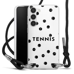 New Carry Case Transparent Stoff schwarz/silber