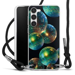 New Carry Case Transparent Stoff schwarz/silber