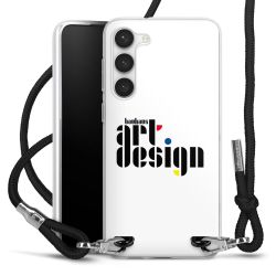 New Carry Case Transparent Stoff schwarz/silber