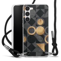 New Carry Case Transparent Stoff schwarz/silber