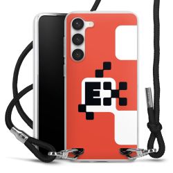 New Carry Case Transparent Stoff schwarz/silber