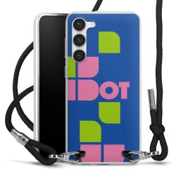 New Carry Case Transparent Stoff schwarz/silber