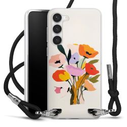 New Carry Case Transparent Stoff schwarz/silber