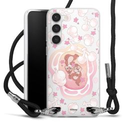 New Carry Case Transparent Stoff schwarz/silber