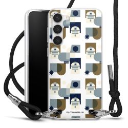 New Carry Case Transparent Stoff schwarz/silber