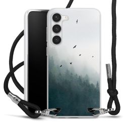 New Carry Case Transparent Stoff schwarz/silber