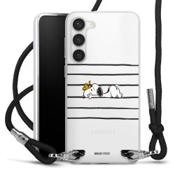 New Carry Case Transparent Stoff schwarz/silber