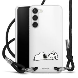 New Carry Case Transparent Stoff schwarz/silber