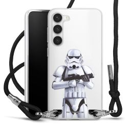 New Carry Case Transparent Stoff schwarz/silber