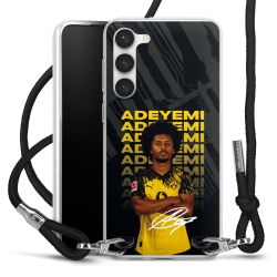 New Carry Case Transparent Stoff schwarz/silber