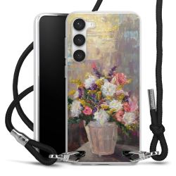 New Carry Case Transparent Stoff schwarz/silber