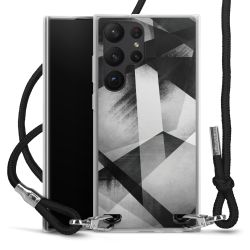 Carry Case Transparent Fabric black/silver