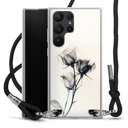 New Carry Case Transparent Stoff schwarz/silber