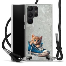 New Carry Case Transparent Stoff schwarz/silber