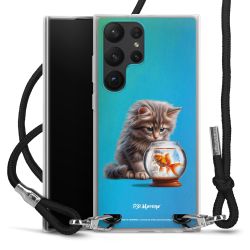 New Carry Case Transparent Stoff schwarz/silber