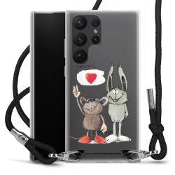 New Carry Case Transparent Stoff schwarz/silber