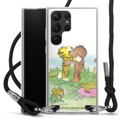 New Carry Case Transparent Stoff schwarz/silber