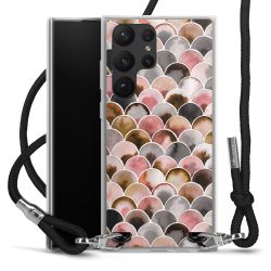 New Carry Case Transparent Stoff schwarz/silber