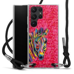 New Carry Case Transparent Stoff schwarz/silber