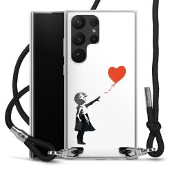 New Carry Case Transparent Stoff schwarz/silber