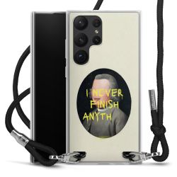 New Carry Case Transparent Stoff schwarz/silber