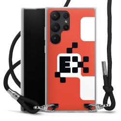 New Carry Case Transparent Stoff schwarz/silber