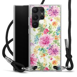 New Carry Case Transparent Stoff schwarz/silber