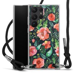 New Carry Case Transparent Stoff schwarz/silber