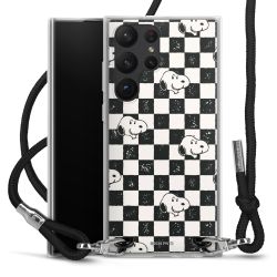 New Carry Case Transparent Stoff schwarz/silber